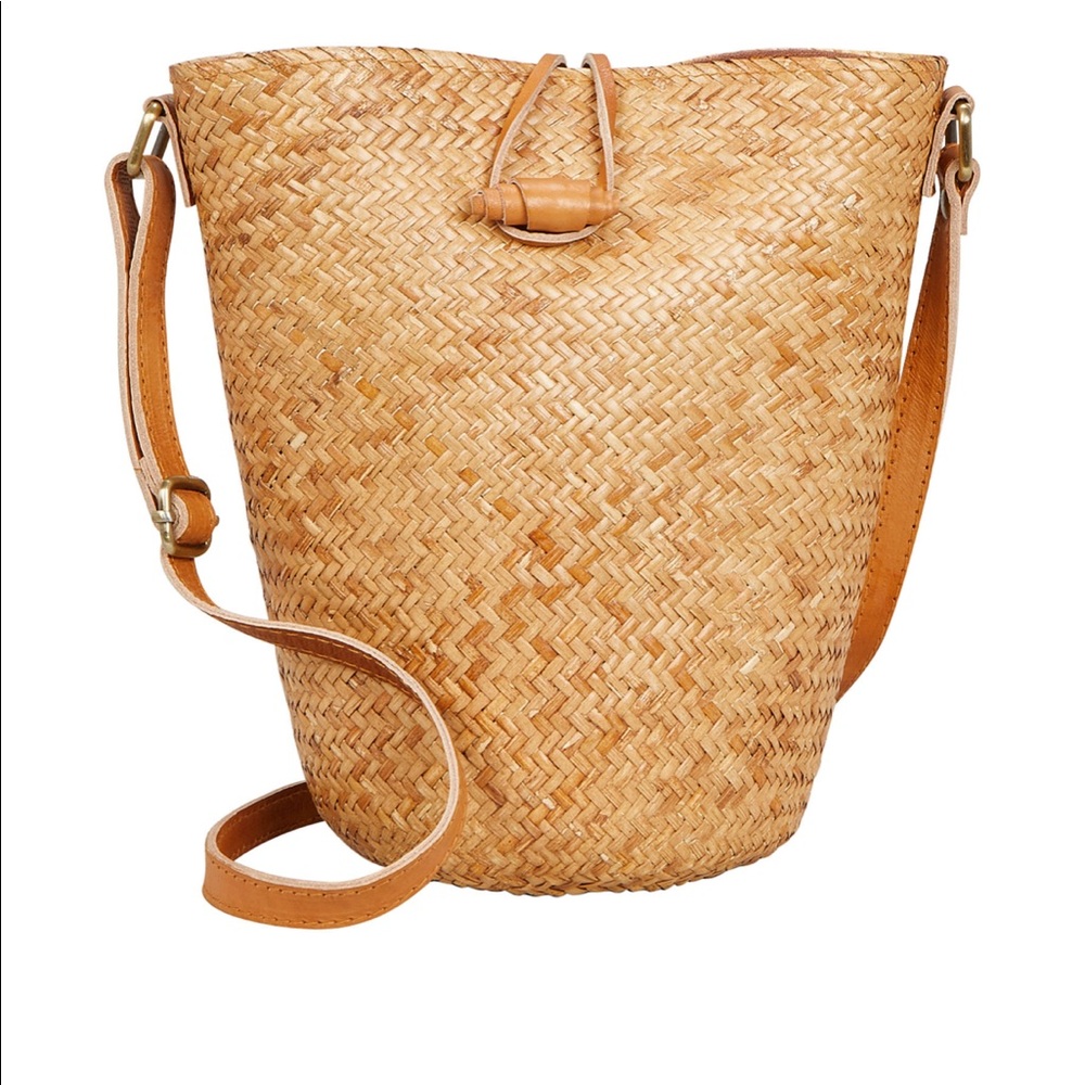 Faithful the Brand Cornelia Straw Bucket Bag